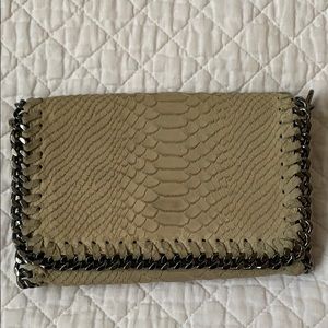 Italian leather cross body bag